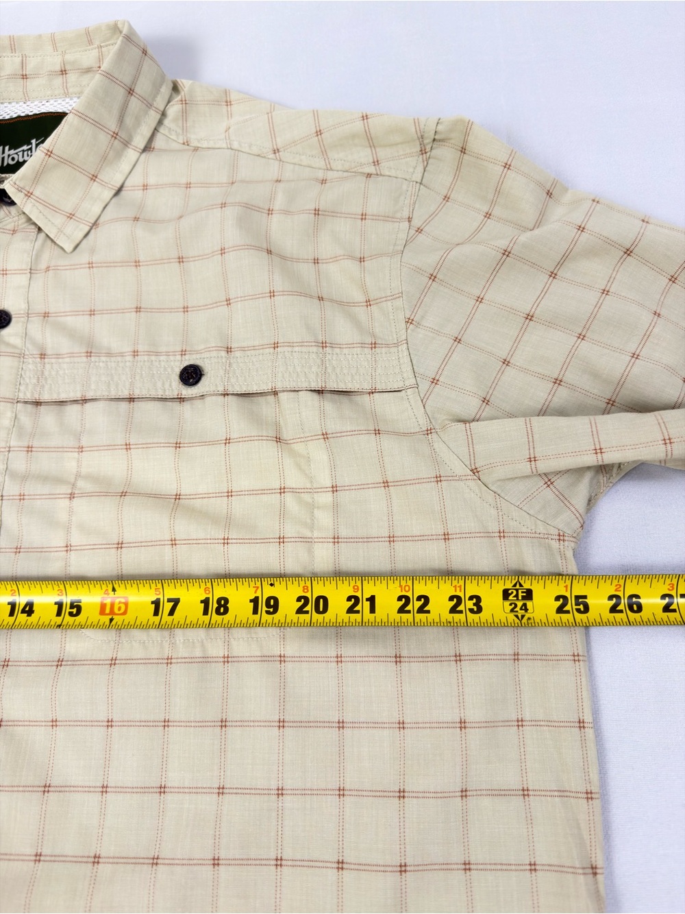 Howler Bros Plaid Short Sleeve Fishing Shirt XL Vented Outdoor Hiking - Picture 5 of 11